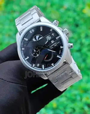Tag Heuer Carrera Cr7 Watch Silver and Black