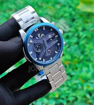 Tag Heuer Carrera Cr7 Watch Silver and Blue