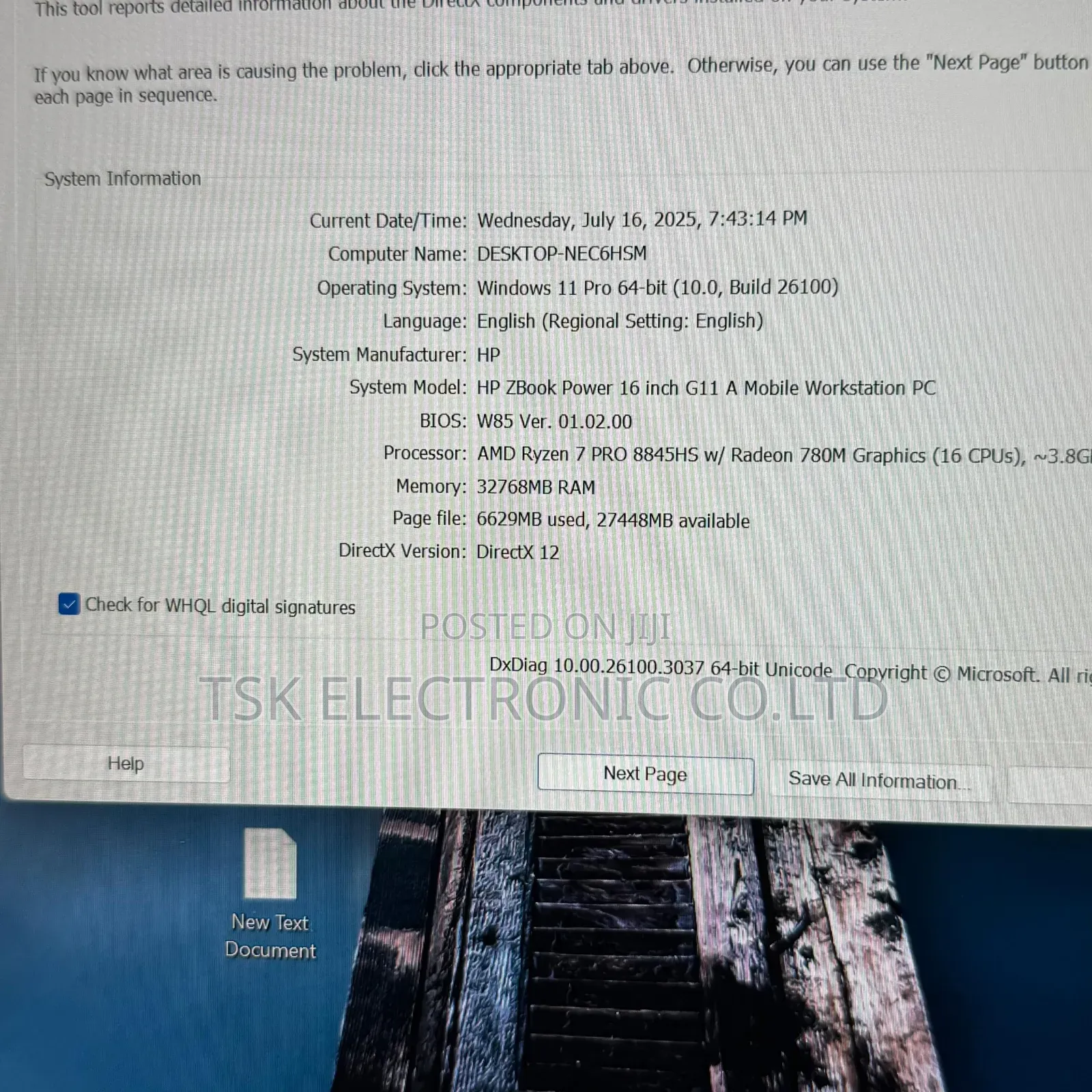 New Laptop HP 16GB AMD Ryzen 7 SSD 1T