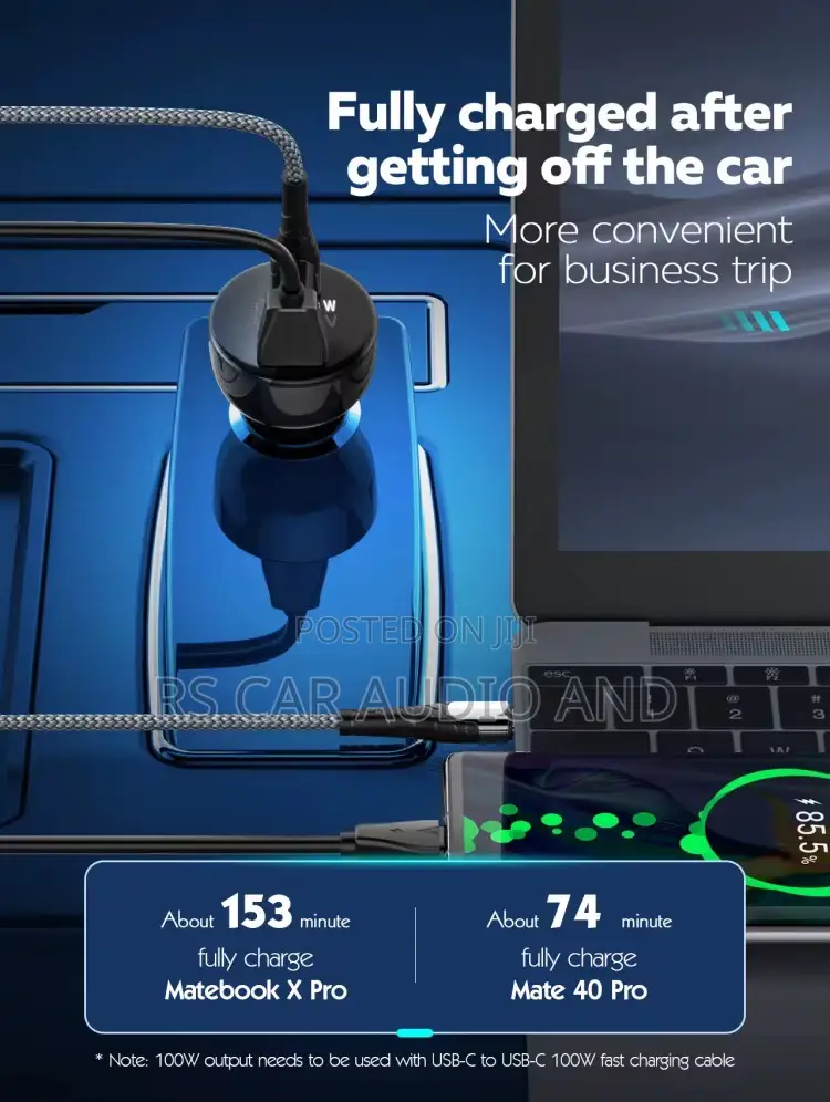 Car Fast Charger 100w