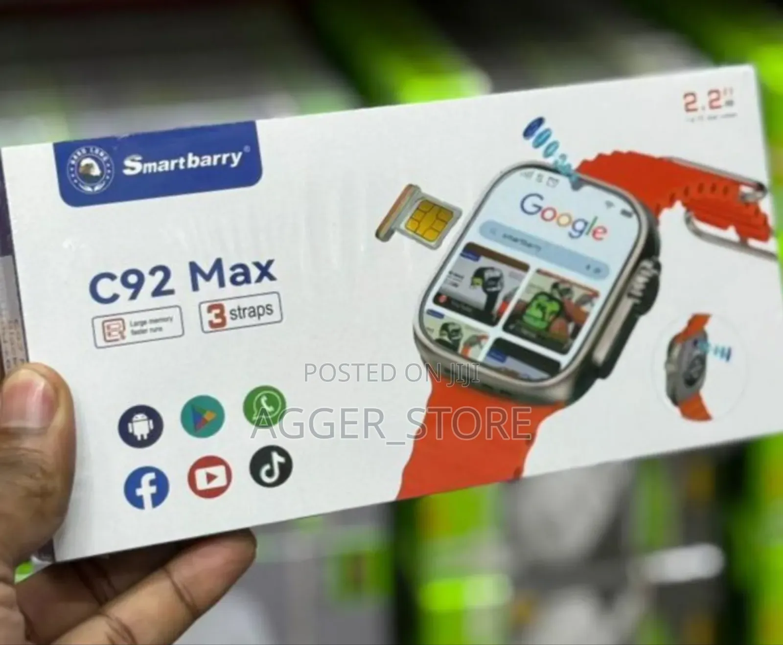 Smart Berry C92 Max Smartwatch (Inatumia Line)
