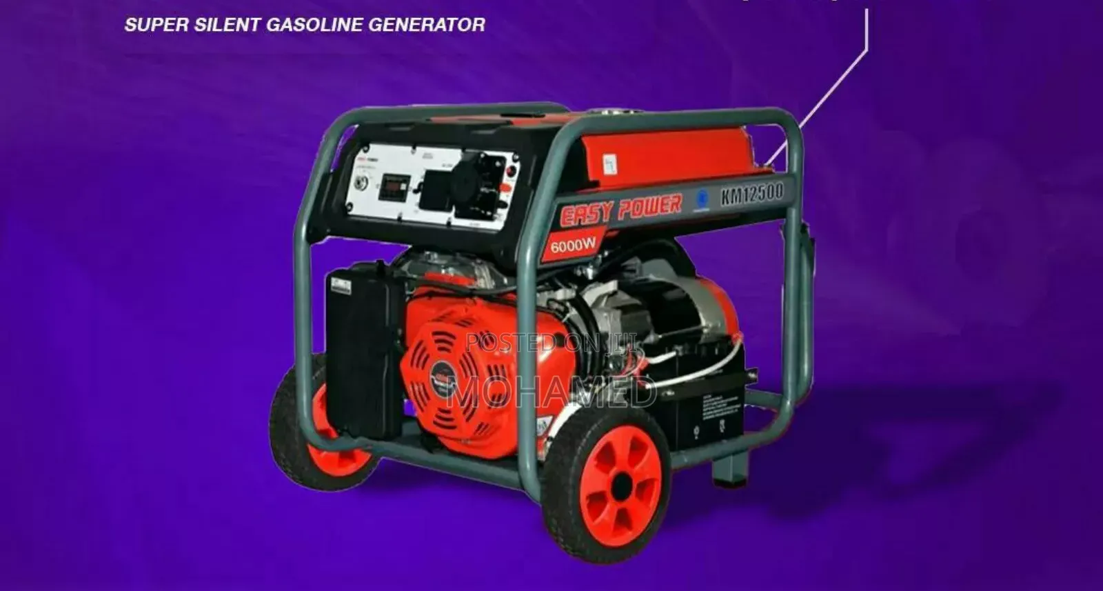 Easy Power Gasoline Generator 6000w