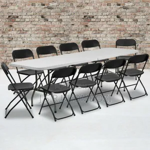 Folding Table With 10 Chairs