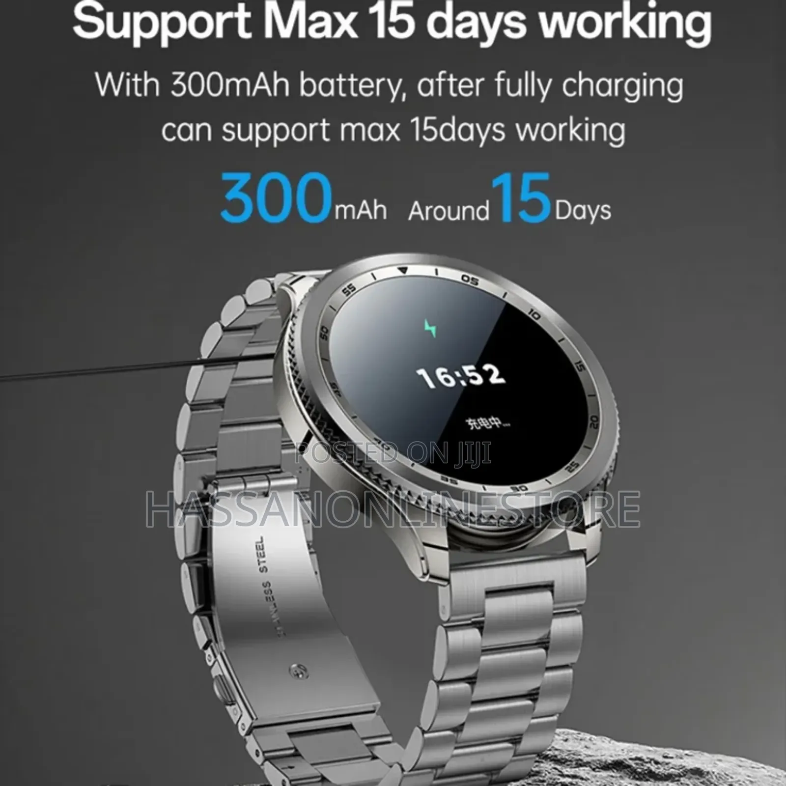 Yesido Io34 Amoled Display Metal Smart Watch