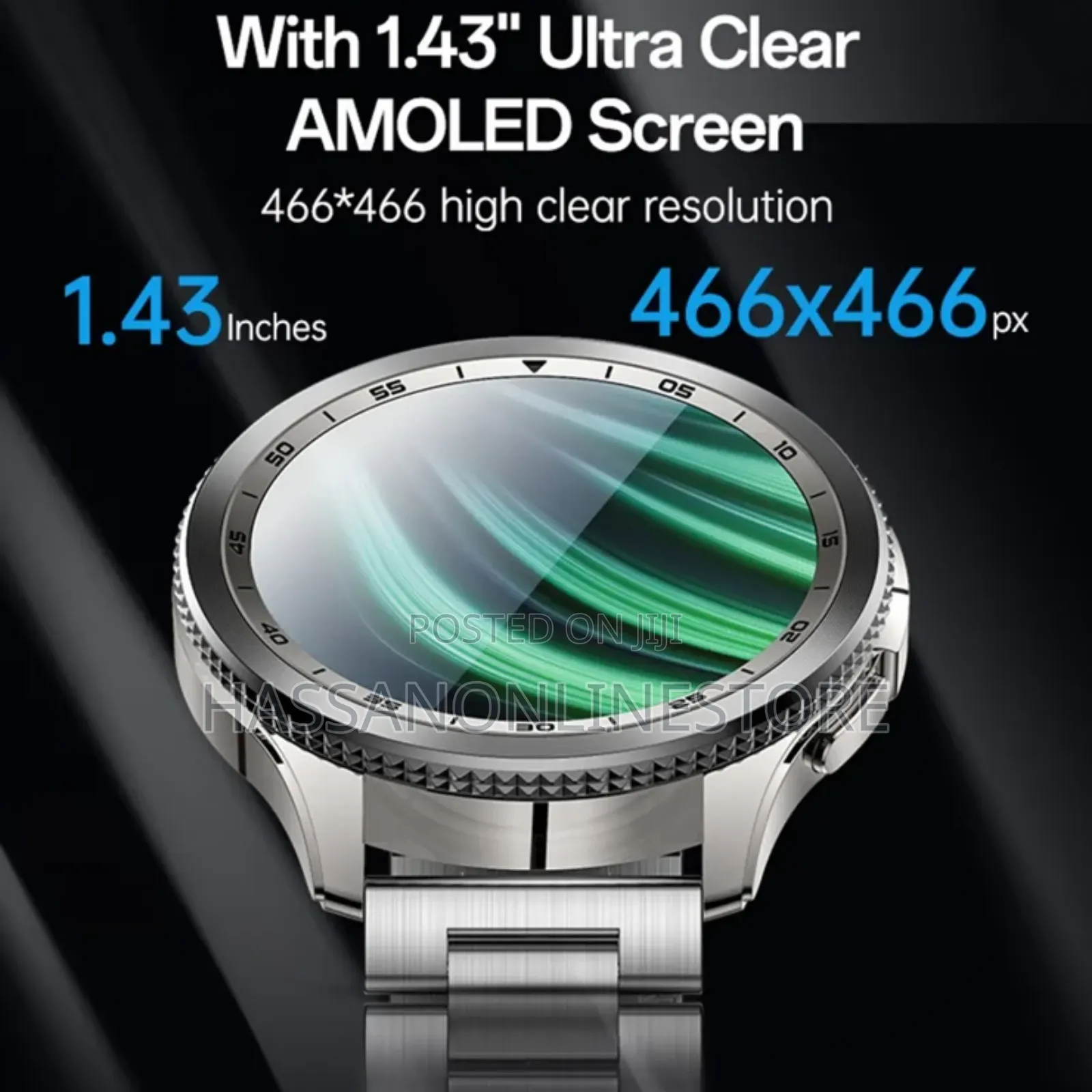Yesido Io34 Amoled Display Metal Smart Watch