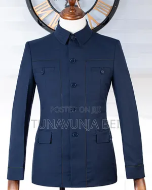 Navy Blue Kaunda Suit