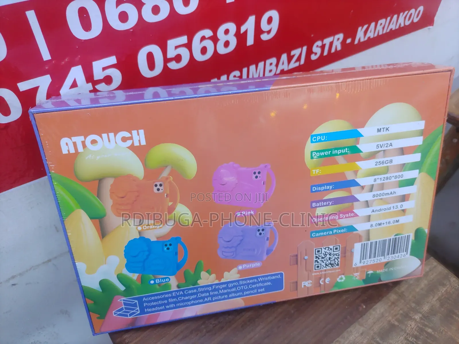 New Atouch KD55 256 GB Black
