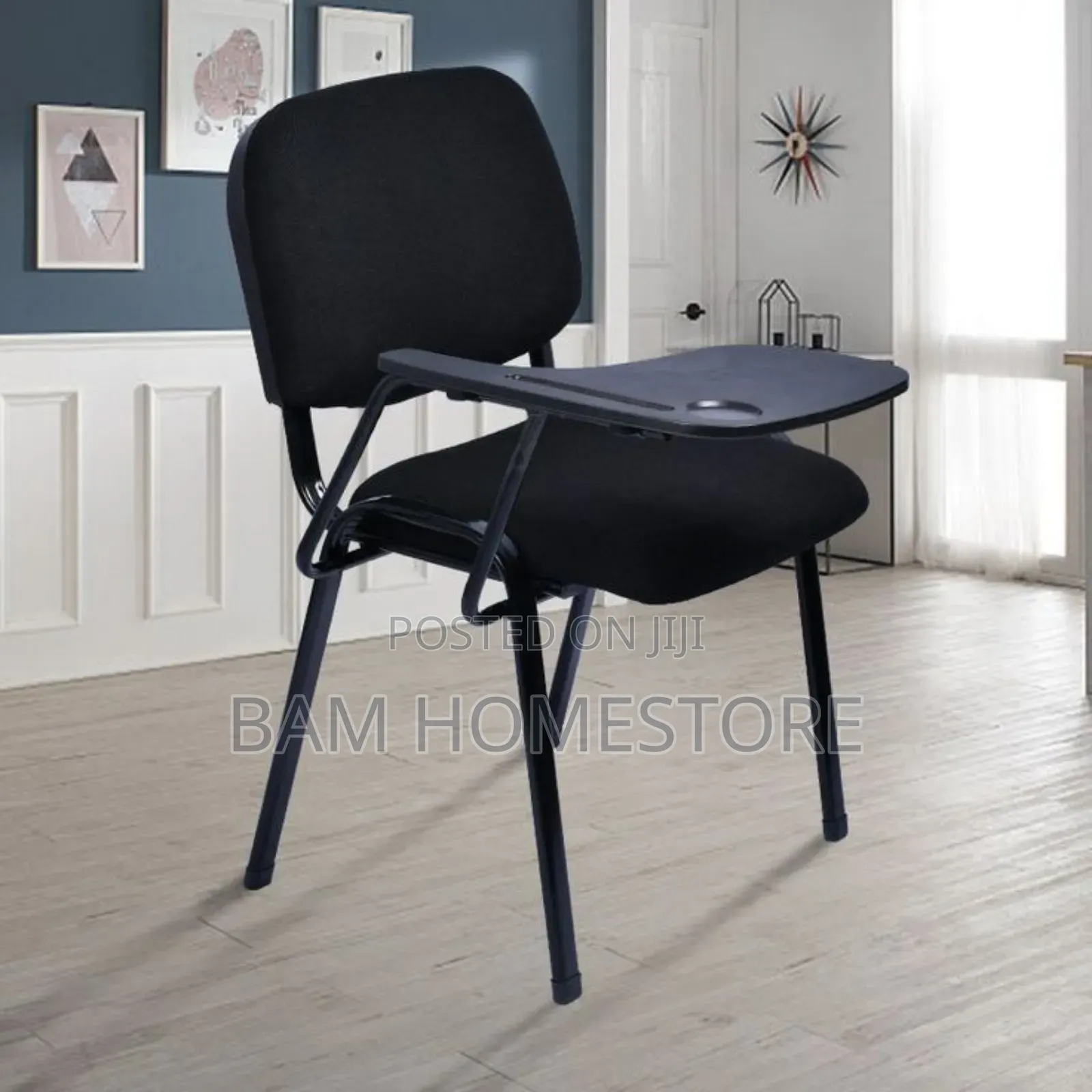 Training Room Chairs With Detachable Writing Pad