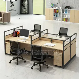 Work Station (Office Work Table 4 Staffs)