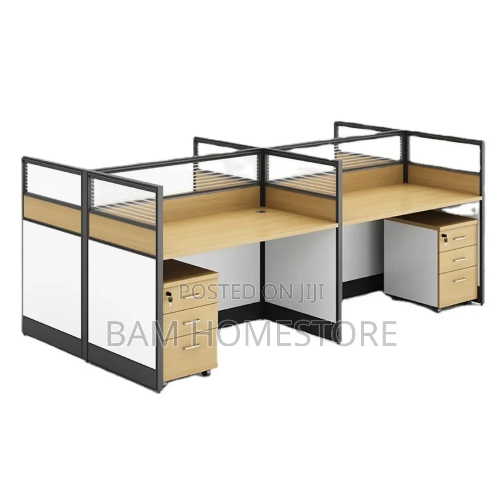 Work Station (Office Work Table 4 Staffs)