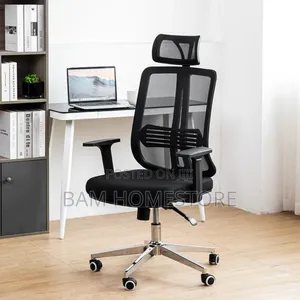 Adjustable Revolving Office Chair With Hand Rest