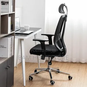 Adjustable Revolving Office Chair With Hand Rest