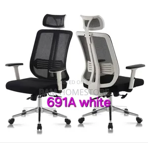 Adjustable Revolving Office Chair With Hand Rest