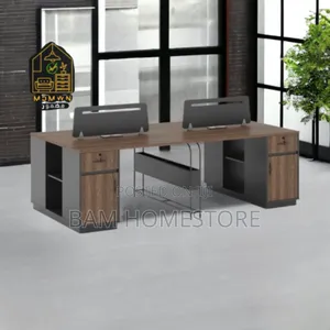 Classic Elegant Office Table for 4 Staffs