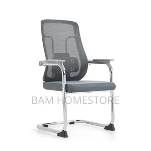 Metal Frame Office Chair With Armrest