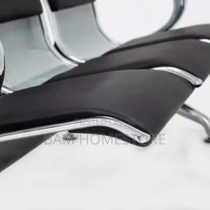 Waiting Chair With Sponge Covered By Fabric Leather