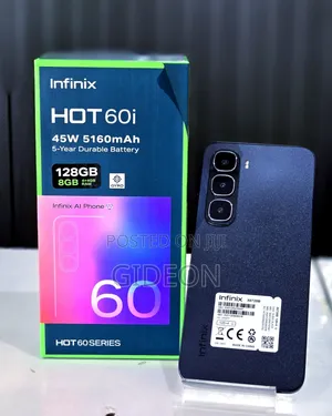 New Infinix Hot 60i 128 GB Blue