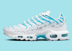 White Blue Nike Airmax Plus