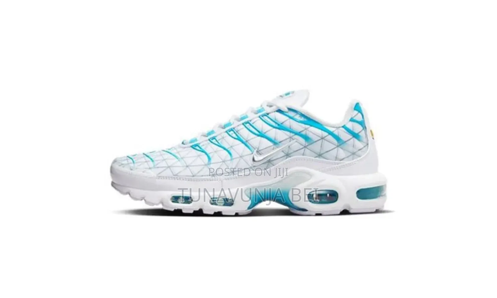 White Blue Nike Airmax Plus