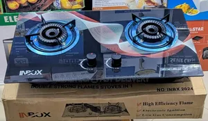 Inbox Double Strong Flames Gas Stove 2 Burners
