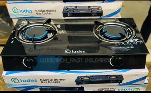Qiudes Double Burner Gas Cooker