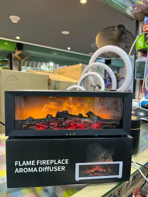Flame Fireplace Aroma Diffuser With Benefits of Aromatherapy