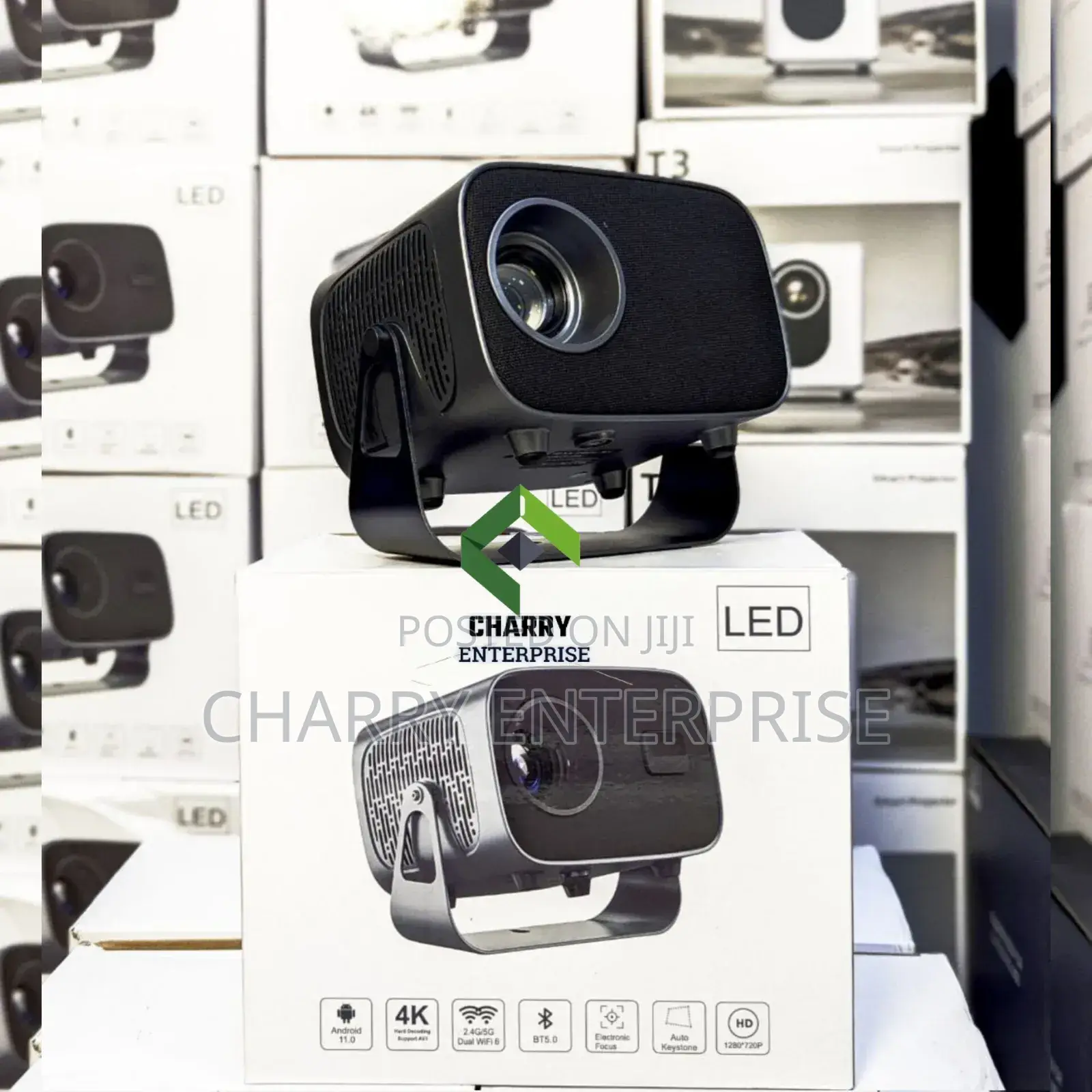 Smart Android Hd Led Projector 1080hd 120' Display