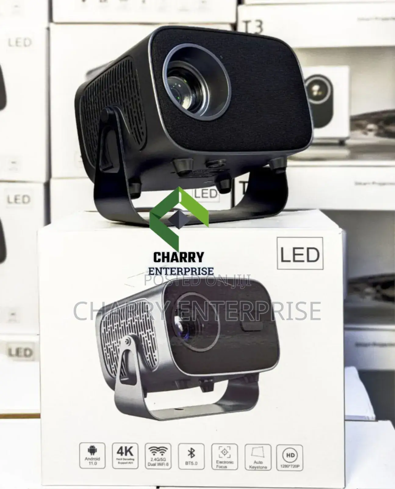 Smart Android Hd Led Projector 1080hd 120' Display