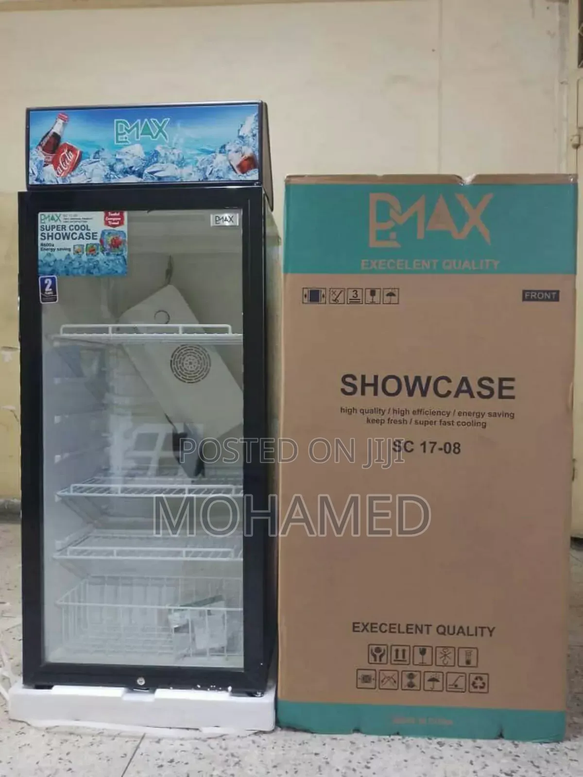 Bmax Showcase Fridge 175l