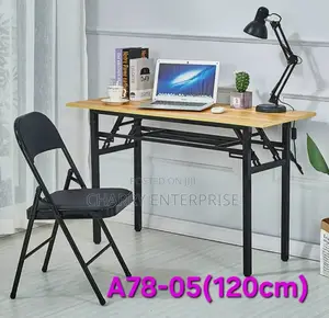 Portable Folding Computer Study Table WTH Chair Office Table