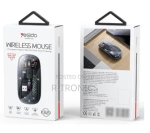Kb29 Mute Button Dual-Mode Transparent Wireless Mouse