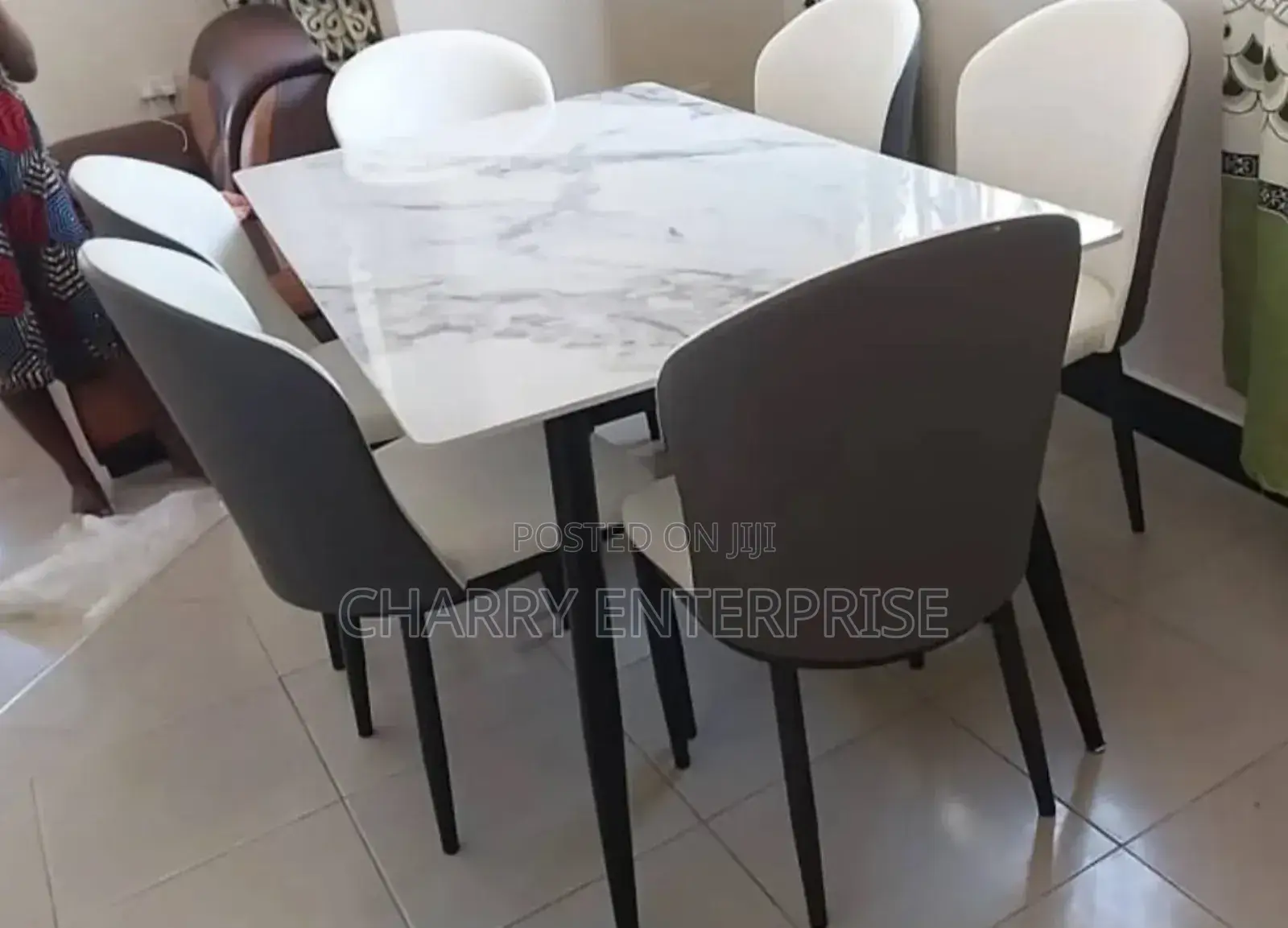 Marble Restaurant and Home Dining Table 6 Seater