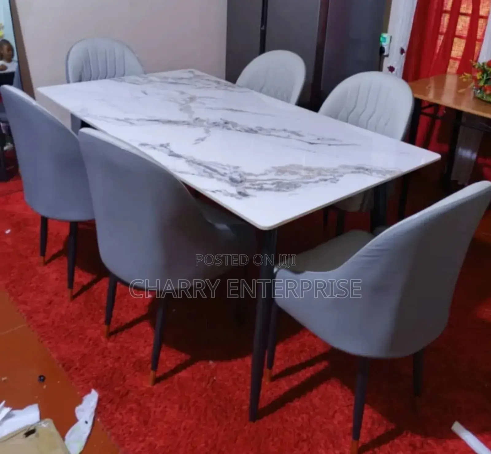 Marble Restaurant and Home Dining Table 6 Seater