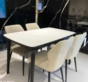 Multipurpose Marble Restaurant Home Dining Table 4 Seater