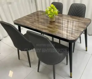 Multipurpose Marble Restaurant Home Dining Table 4 Seater
