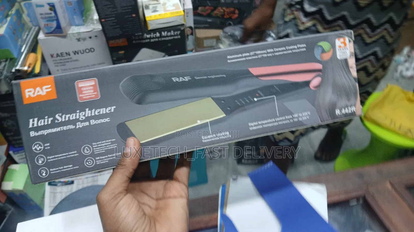 Raf Hair Straightener Ceramic Heating Plates