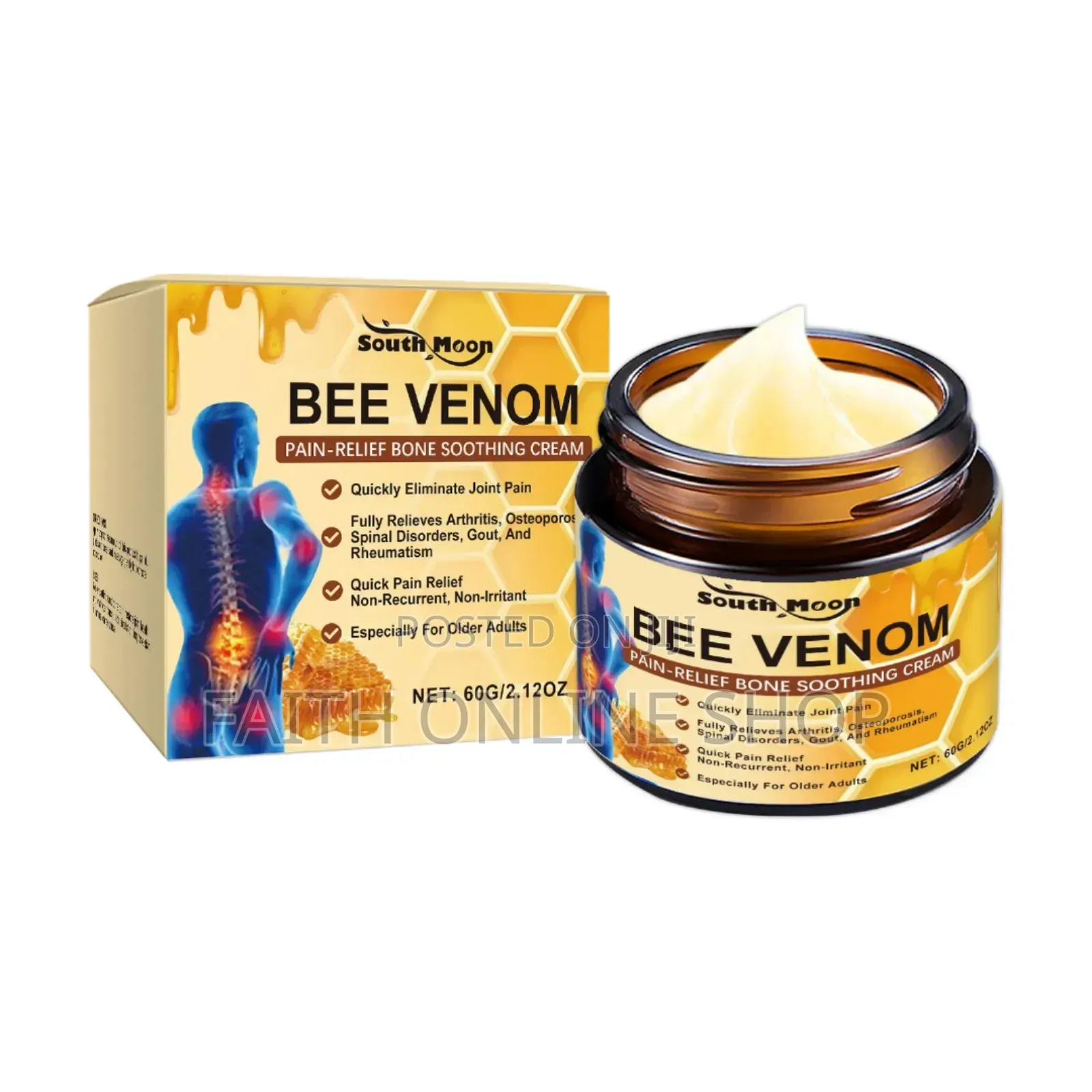 Bee Venom Pain Relief Cream 60gm