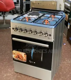 Roch Jiko La Kisasa 60x60cm Plate3gas,1umeme Na Oven Imara