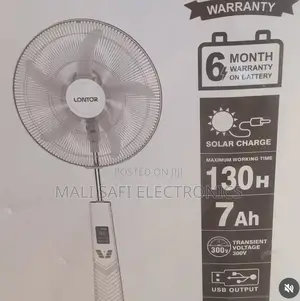 Rechargebleb Standing Fan