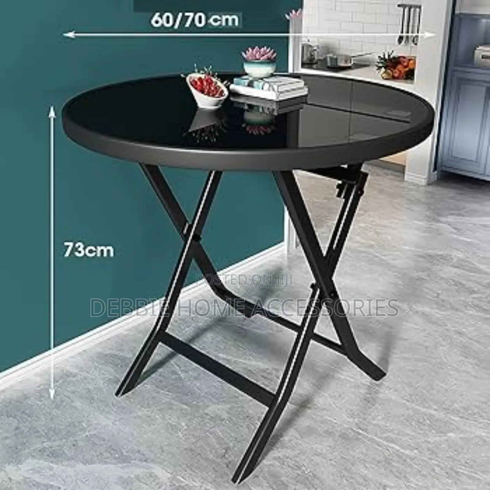 Foldable Round Table Indoor/Outdoor