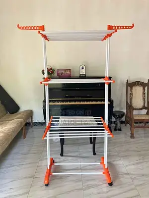 Clothes Drying Rack, 4-Tier Dryer for Towels, Clothes, Shoes