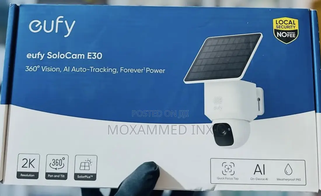 Eufy Solocame30 360° Vision, Al Auto-Tracking, Forever’Power