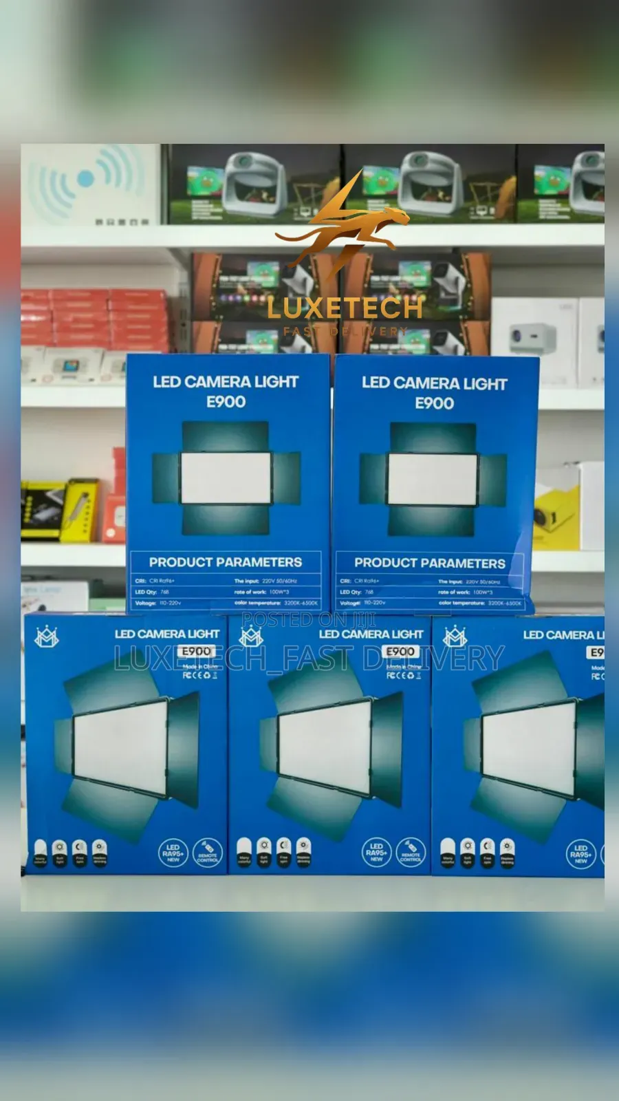 Led Camera Light E900