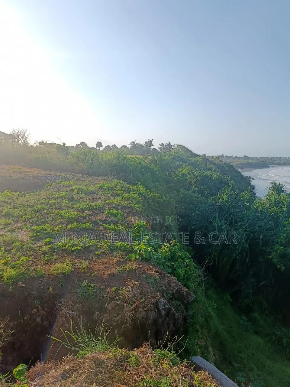 Cliff Beach Plot for Sale Kimbiji