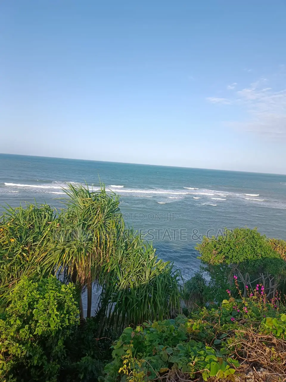 Cliff Beach Plot for Sale Kimbiji
