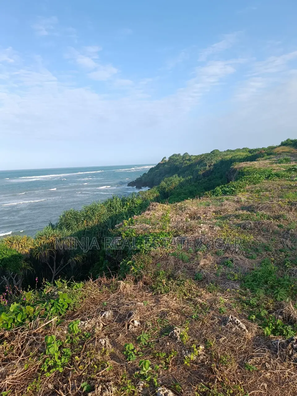 Cliff Beach Plot for Sale Kimbiji