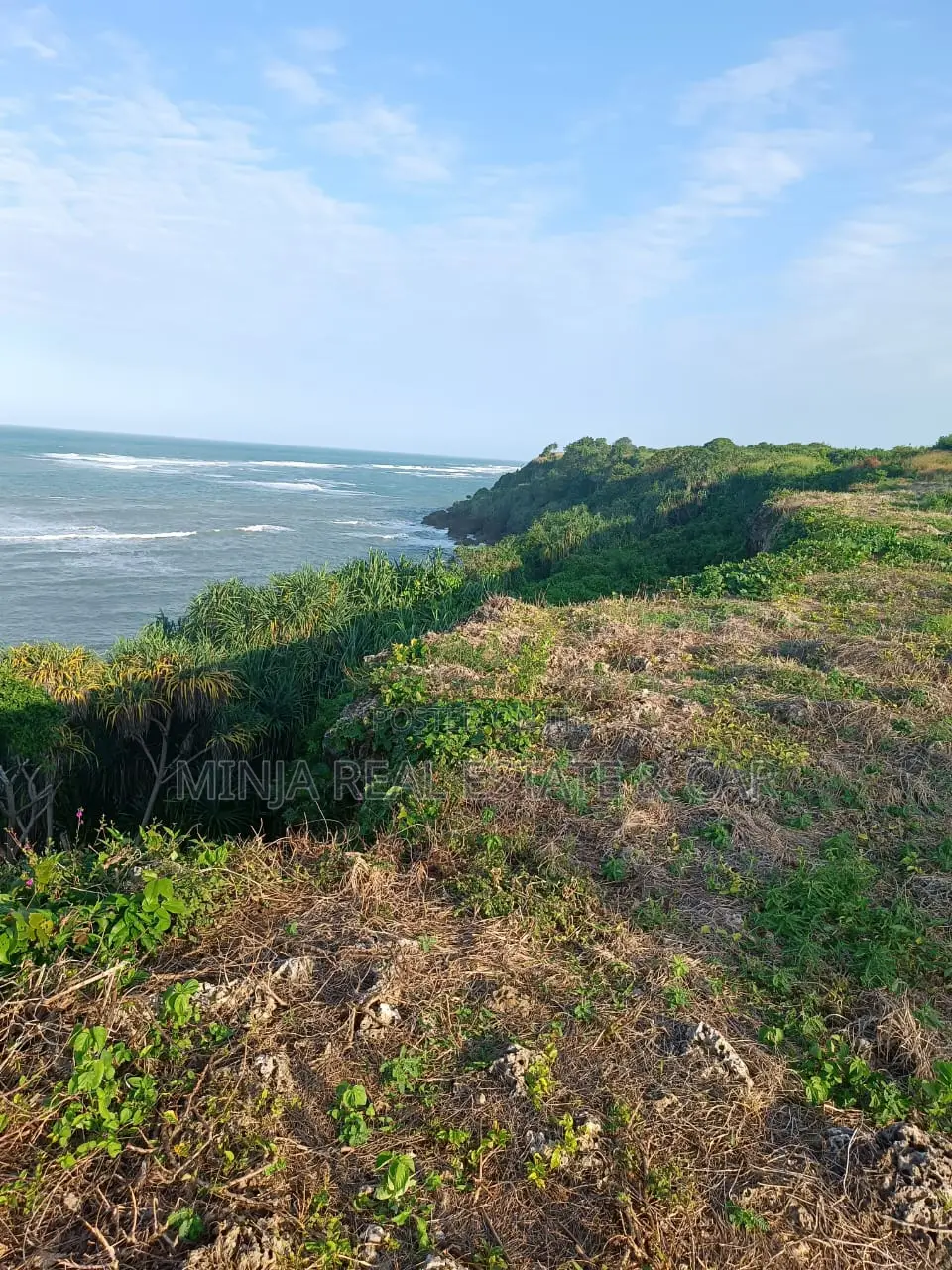 Cliff Beach Plot for Sale Kimbiji