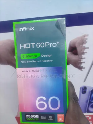 New Infinix Hot 60 Pro+ 128 GB Black