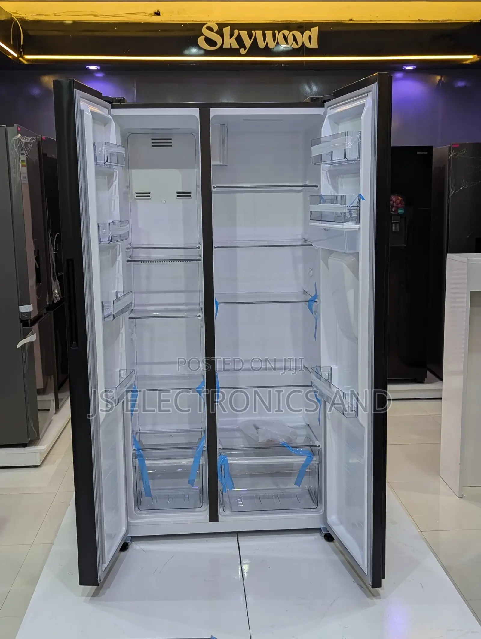 Punguzo La Bei Skywood Fridge 439liter Side by Side Original