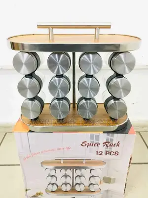 Universal Kitchen Organiser, Spice Rack With 12 Spice Jars